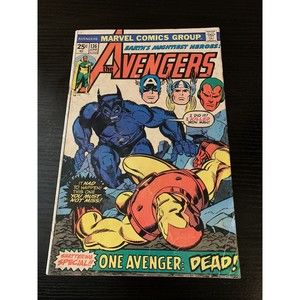 The AVENGERS # 136 BEAST APPEARANCE_MARVEL_1975